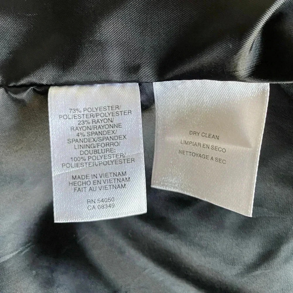 JONES NEW YORK | Women’s Black & White Block Striped Blazer Jacket Size L - Picture 6 of 6